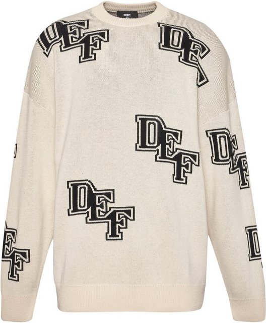 DEF Rundhalspullover Knit Crewneck günstig online kaufen