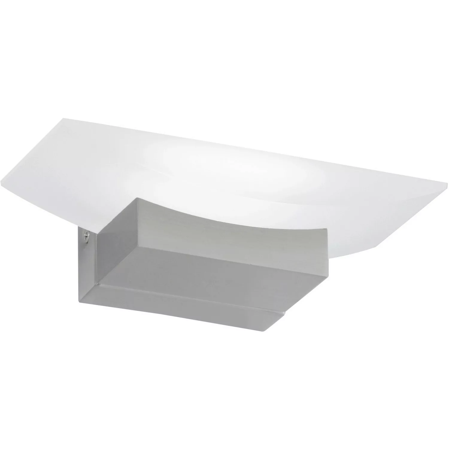 Fischer & Honsel LED-Wandleuchte Bowl TW 1x 6,5 W Weiß-Nickel 610 lm günstig online kaufen