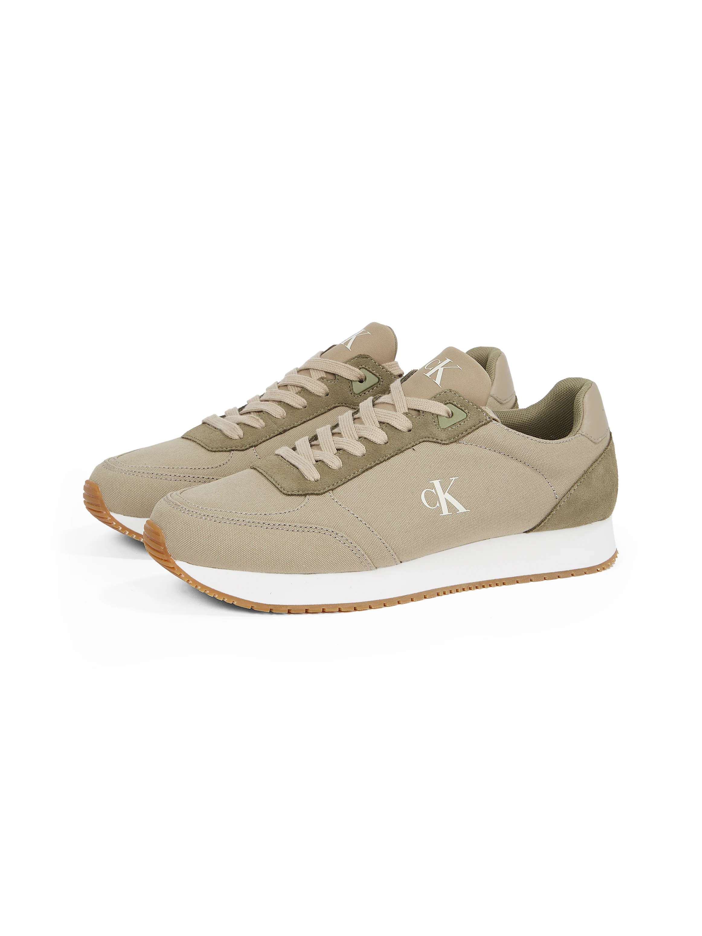 Calvin Klein Jeans Sneaker "RUNNER SOCK LACEUP MG CANVAS", Freizeitschuh, H günstig online kaufen