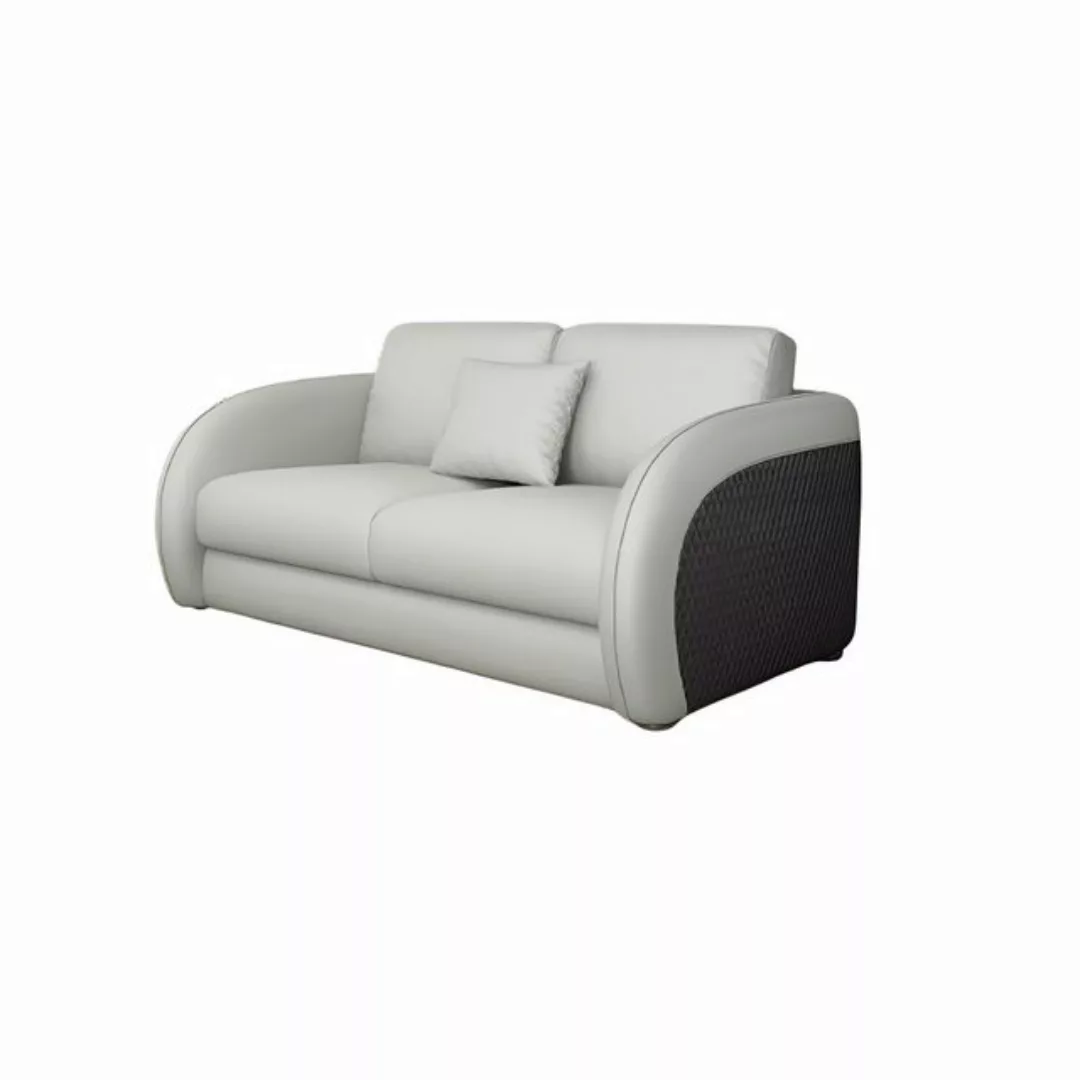 Xlmoebel Sofa Zweiersitziges Echtleder-Sofa in modernem Design für das Wohn günstig online kaufen