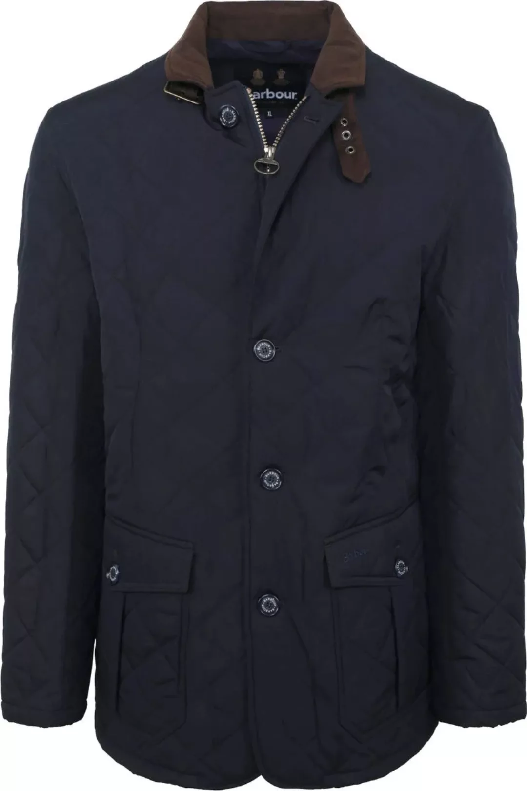 Barbour Steppjacke Quilted Lutz Navy - Größe XXL günstig online kaufen