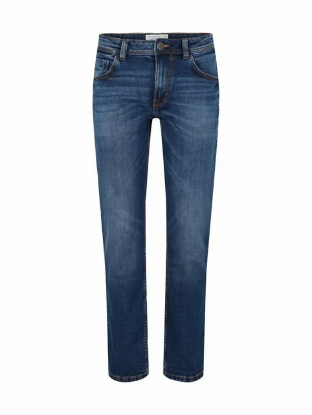 Tom Tailor Herren Jeans MARVIN - Straight Fit - Blau - Used Mid Stone Blue günstig online kaufen