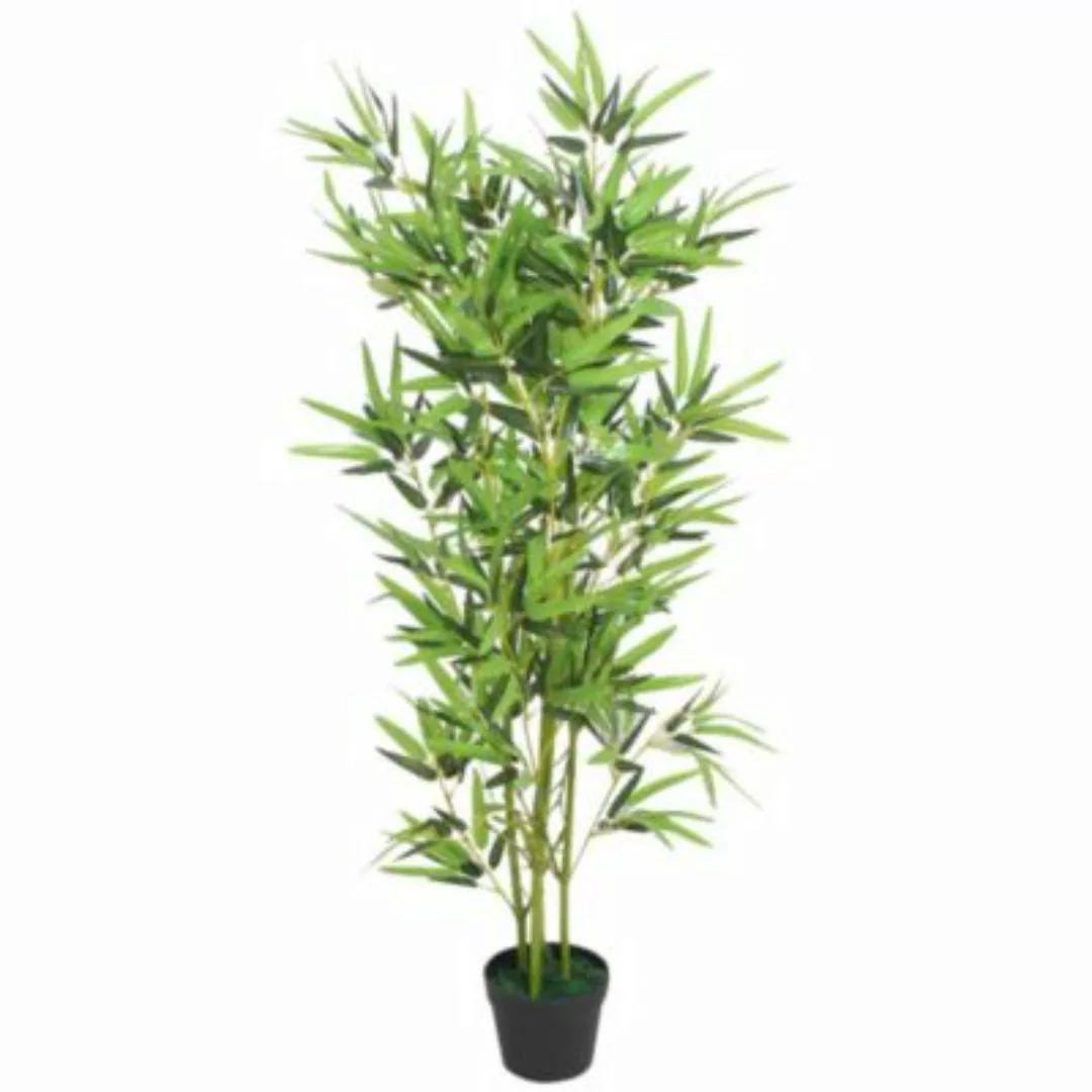 Künstliche Bambuspflanze Mit Topf 120 Cm Grün günstig online kaufen