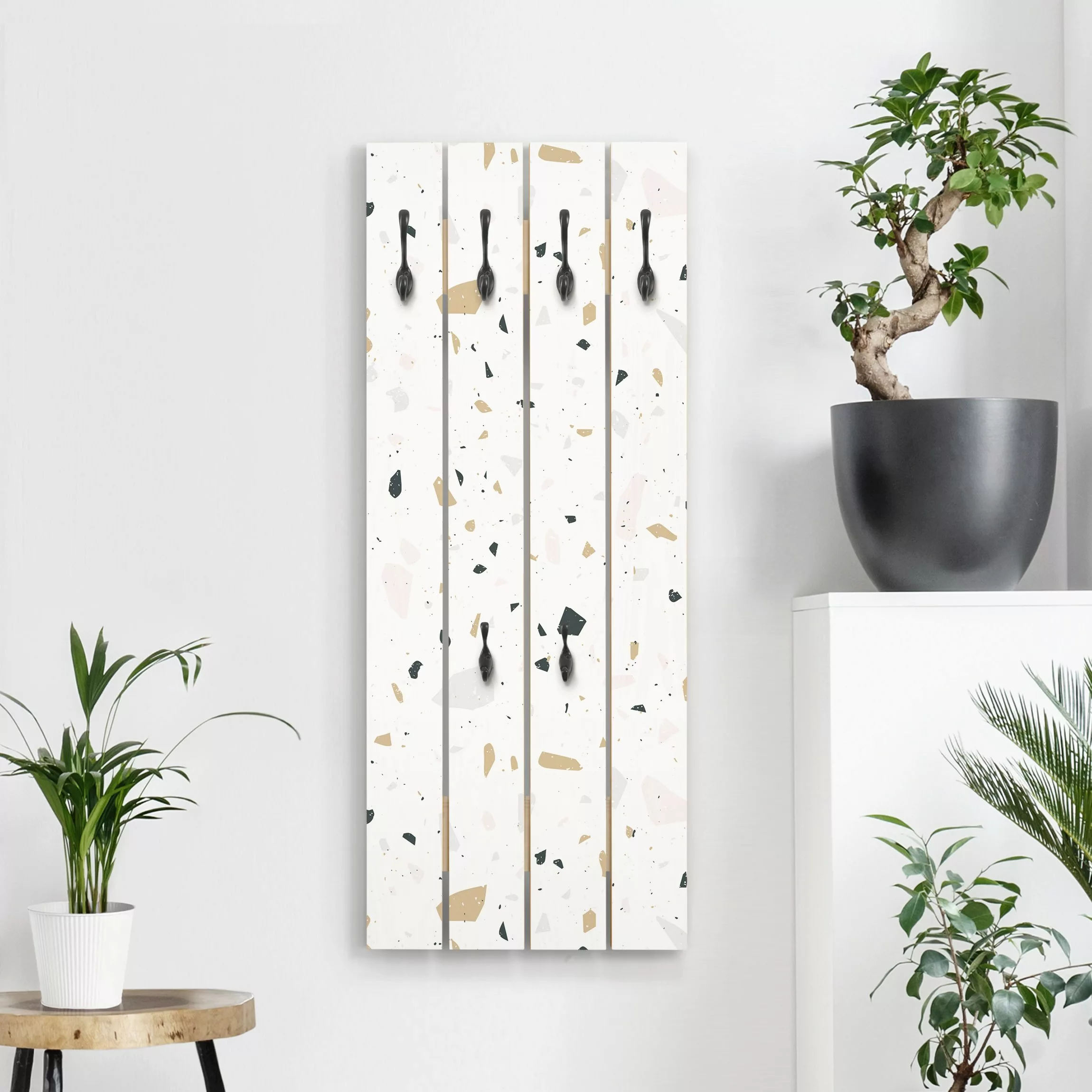 Wandgarderobe Detailliertes Terrazzo Muster San Remo günstig online kaufen