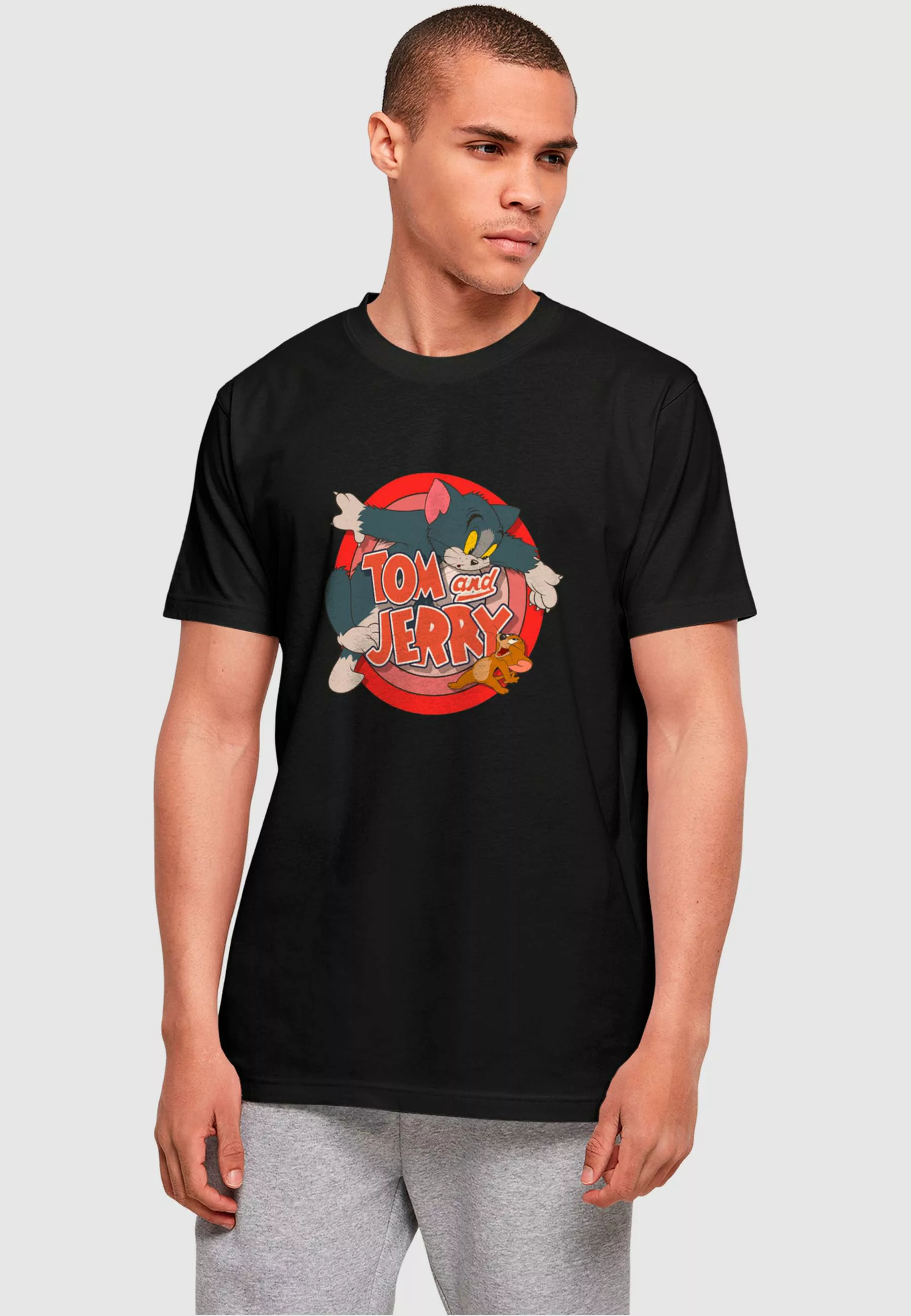 ABSOLUTE CULT T-Shirt "ABSOLUTE CULT Herren Tom and Jerry - Classic Catch T günstig online kaufen