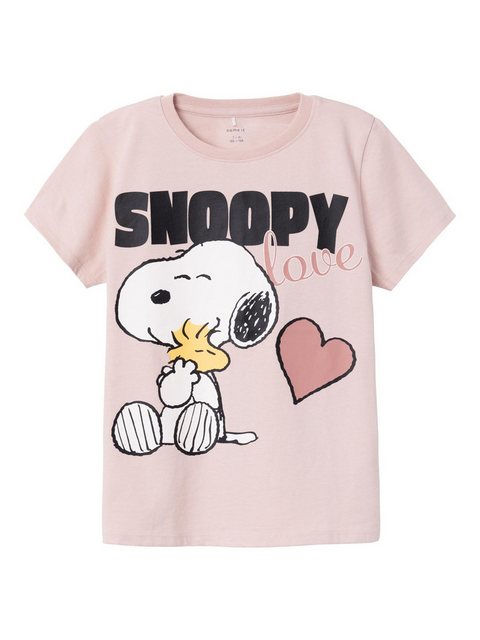 Name It T-Shirt Nanni Snoopy (1-tlg) Plain/ohne Details günstig online kaufen