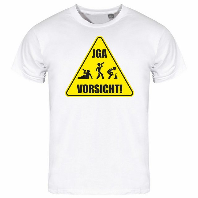 deinshirt Print-Shirt Herren T-Shirt Junggesellenabschied Vorsicht Funshirt günstig online kaufen