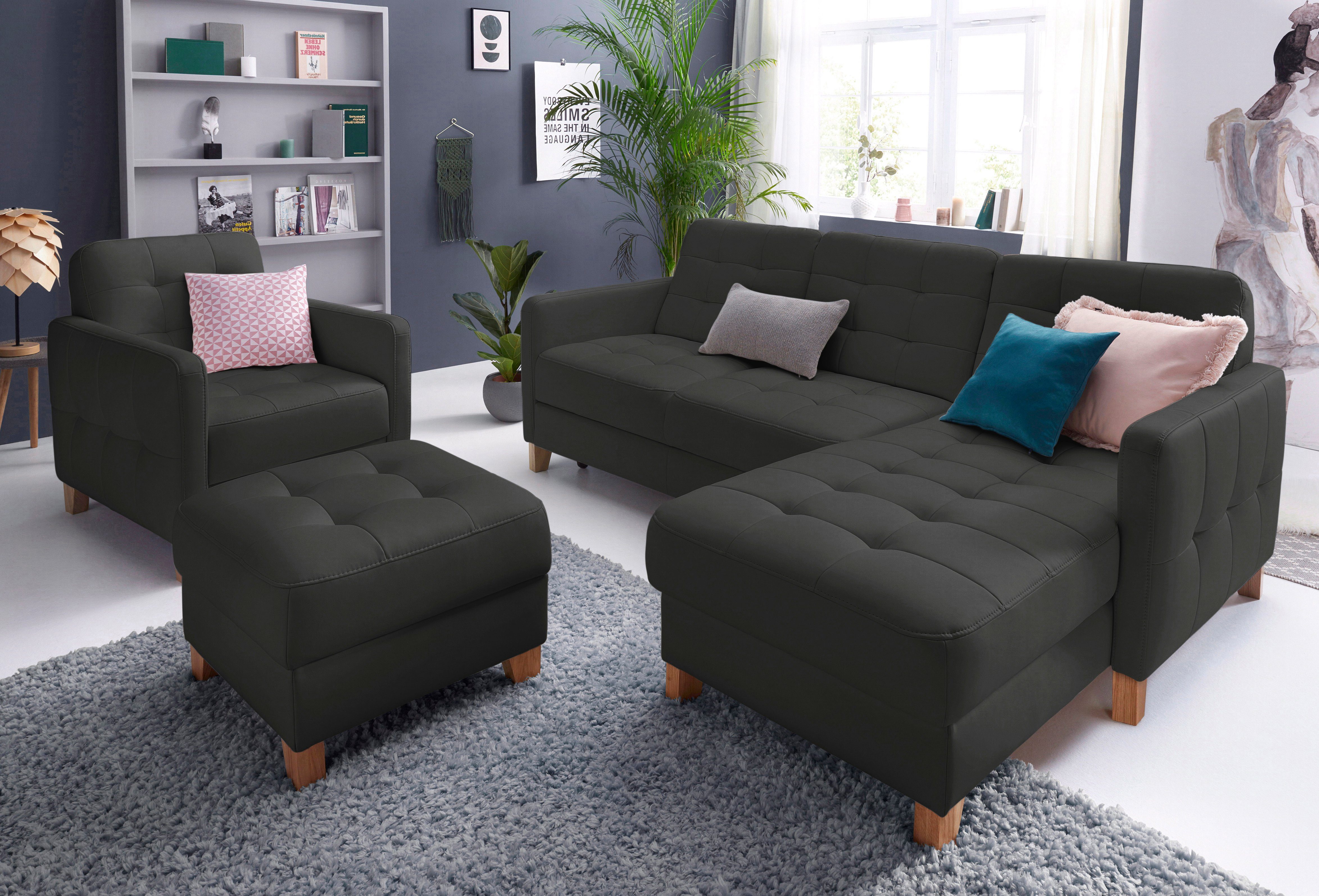 exxpo - sofa fashion Ecksofa "Elio, kompakt und komfortabel, bequem und zei günstig online kaufen