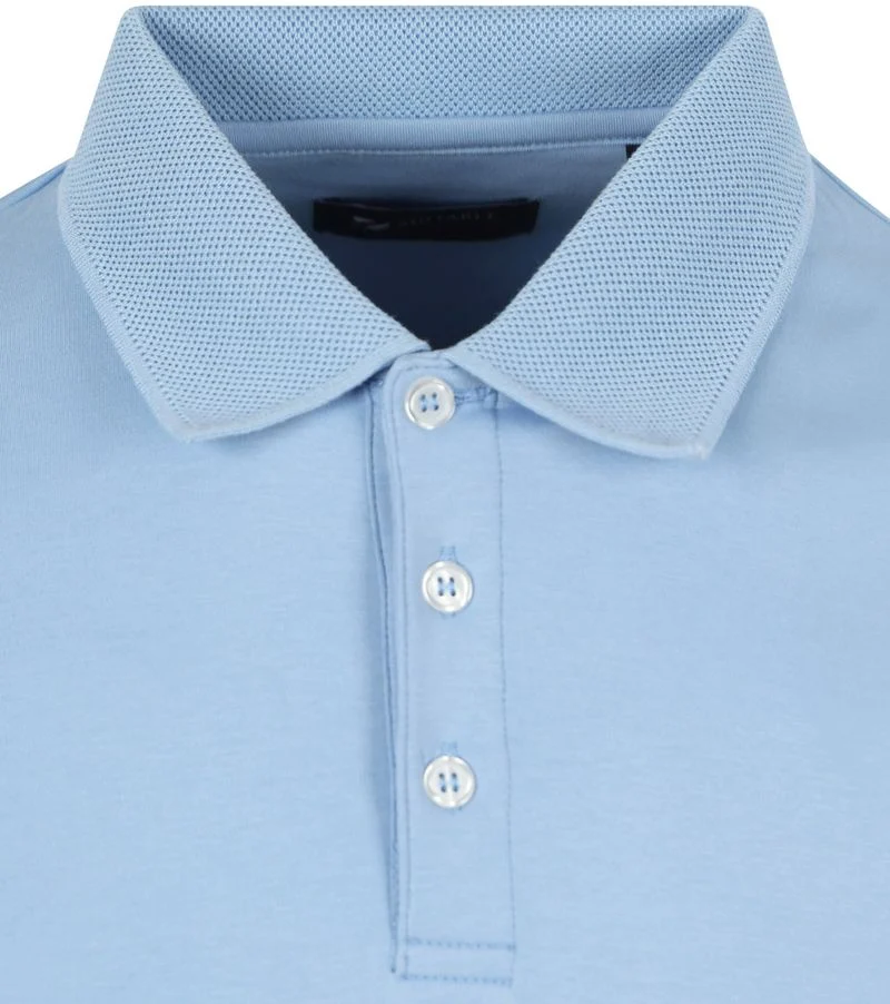 Suitable Liquid Poloshirt Hellblau - Größe S günstig online kaufen