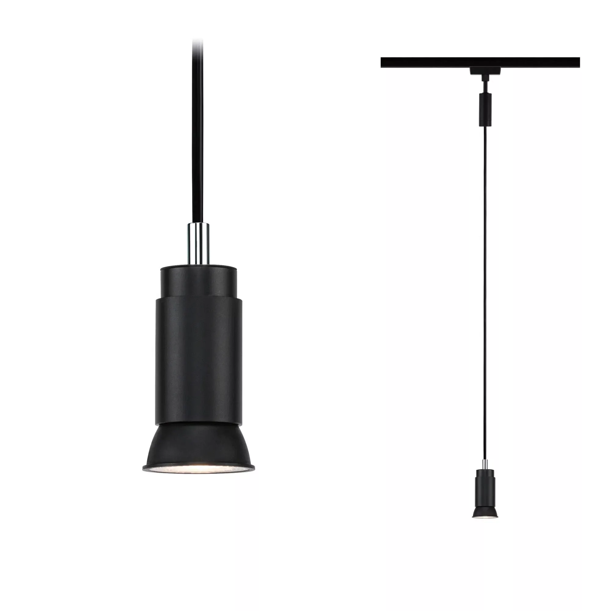 Paulmann "URail Pendel Runa GU10 max. 10W dimmbar 230V Schwarz matt" günstig online kaufen