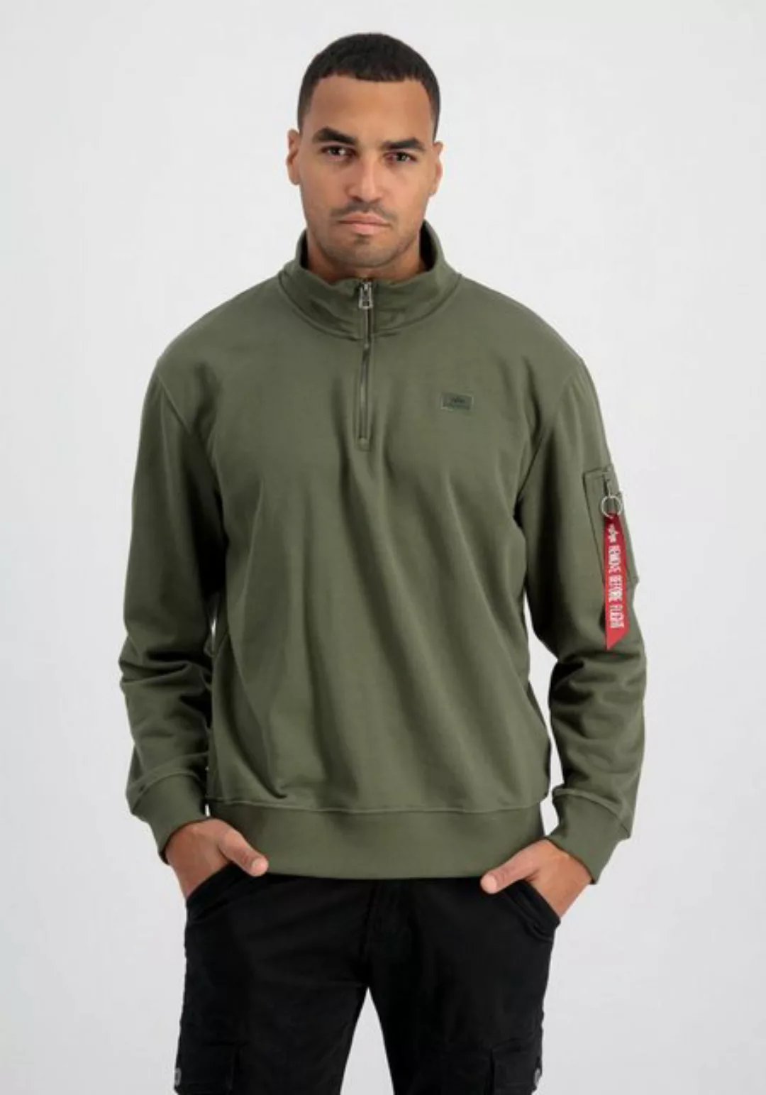 Alpha Industries Sweater "Alpha Industries Men - Sweatshirts X-Fit Half Zip günstig online kaufen