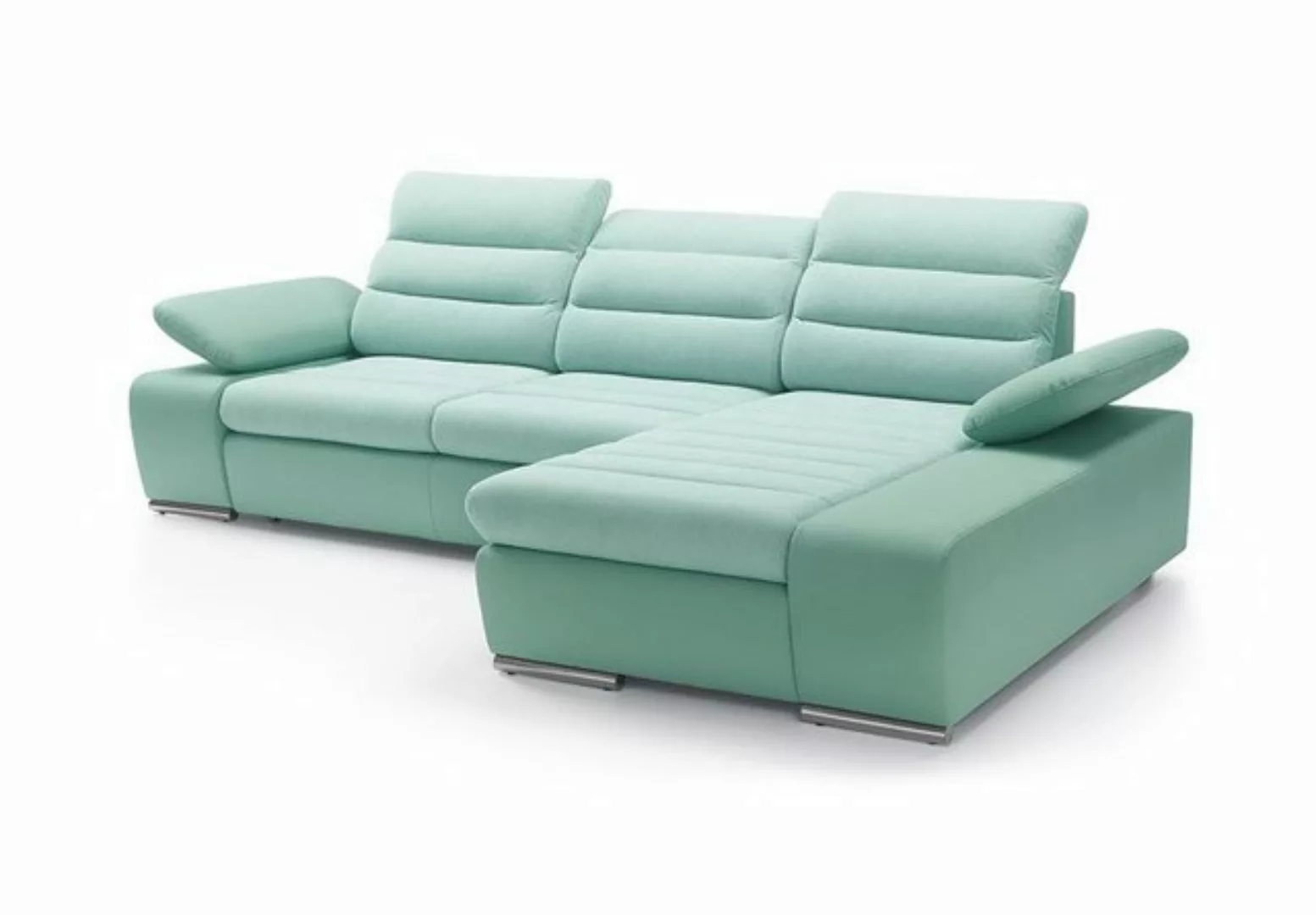 JVmoebel Ecksofa Design Ecksofa Schlafsofa Couch Leder Textil Polster Multi günstig online kaufen