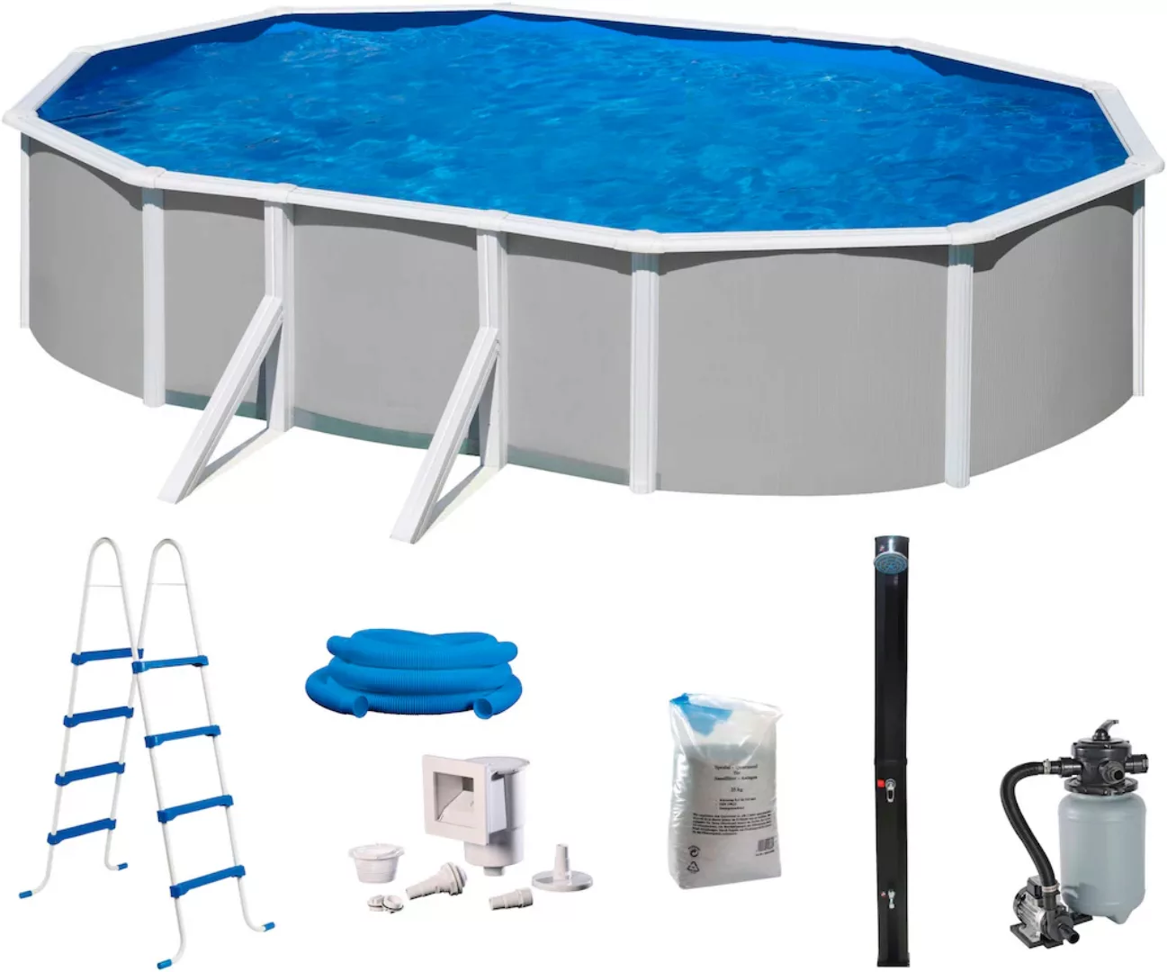 my POOL BWT Ovalpool "B 300 x L 500 x H 120 cm", (Spar-Set, 6 tlg.), mit So günstig online kaufen