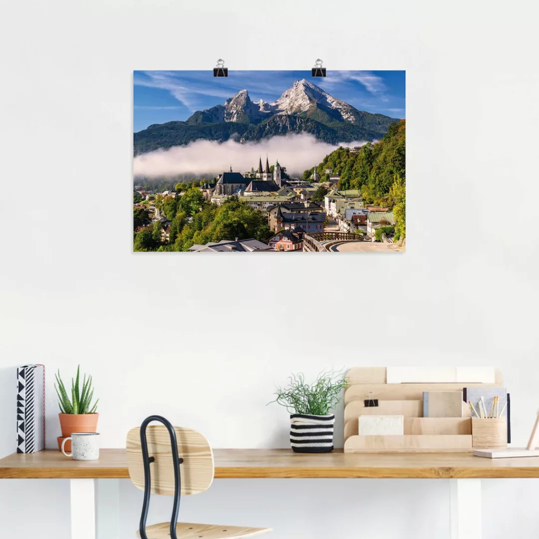 Artland Wandbild "Watzmannblick Berchtesgaden", Deutschland, (1 St.) günstig online kaufen