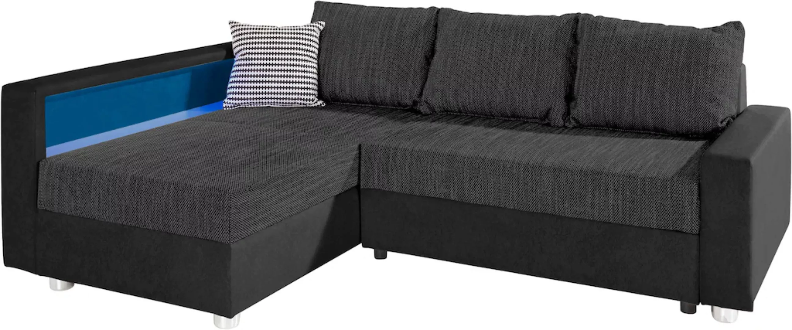 COLLECTION AB Ecksofa »Relax L-Form«, inklusive Bettfunktion, Federkern, wa günstig online kaufen