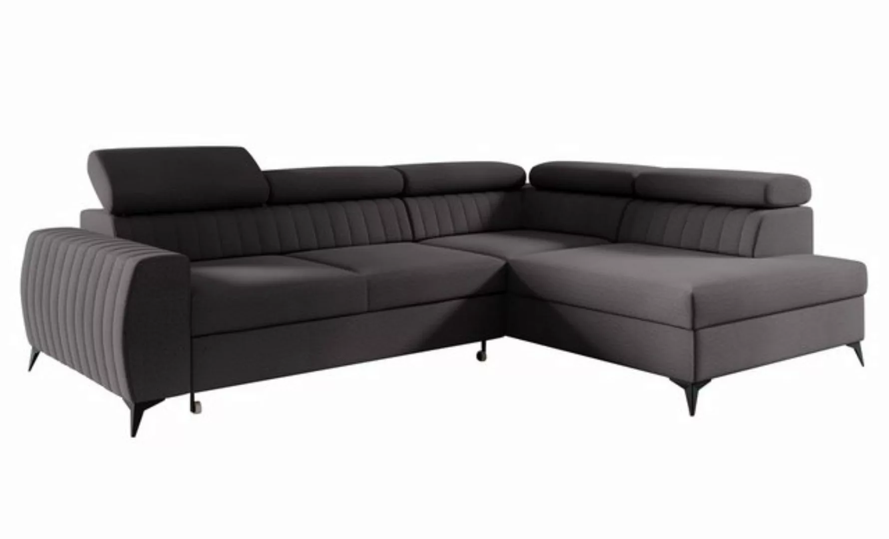 Furnix Sofa Ecksofa MEGGIE Polstercouch mit Schlaffunktion Bettkasten Auswa günstig online kaufen