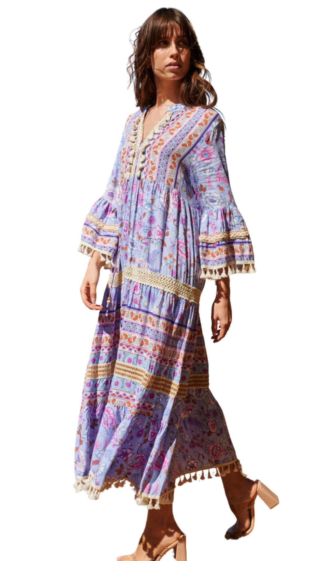 Charis Moda Sommerkleid Langes Kleid im günstig online kaufen