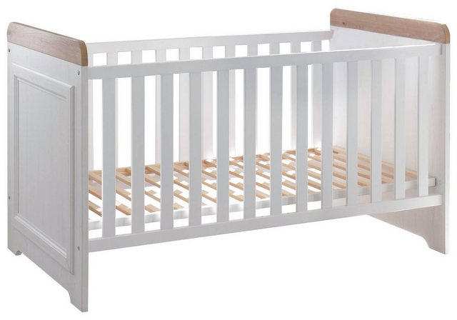 Begabino Holzbett Babybett Kinderbett Jasmin 70 x 140 cm 3 Schlupfsprossen günstig online kaufen