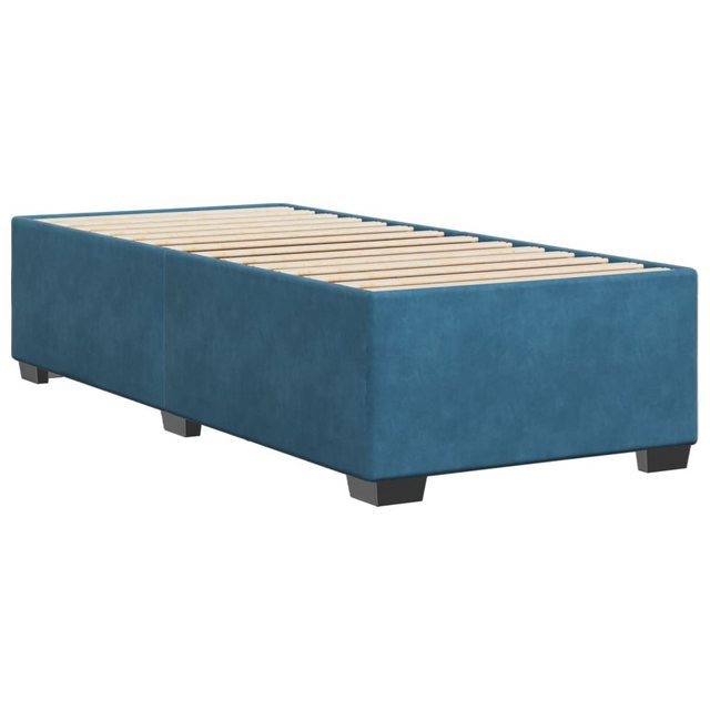 vidaXL Bett Bettgestell Blau 80x200 cm Samt günstig online kaufen