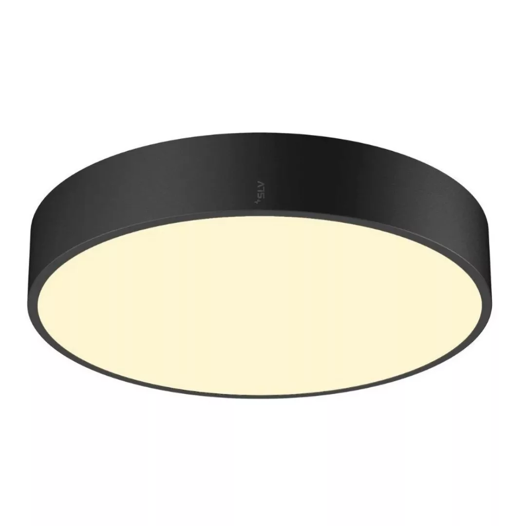 LED Deckenleuchte Medo in Schwarz 20W 2100lm IP50 380mm 110° günstig online kaufen