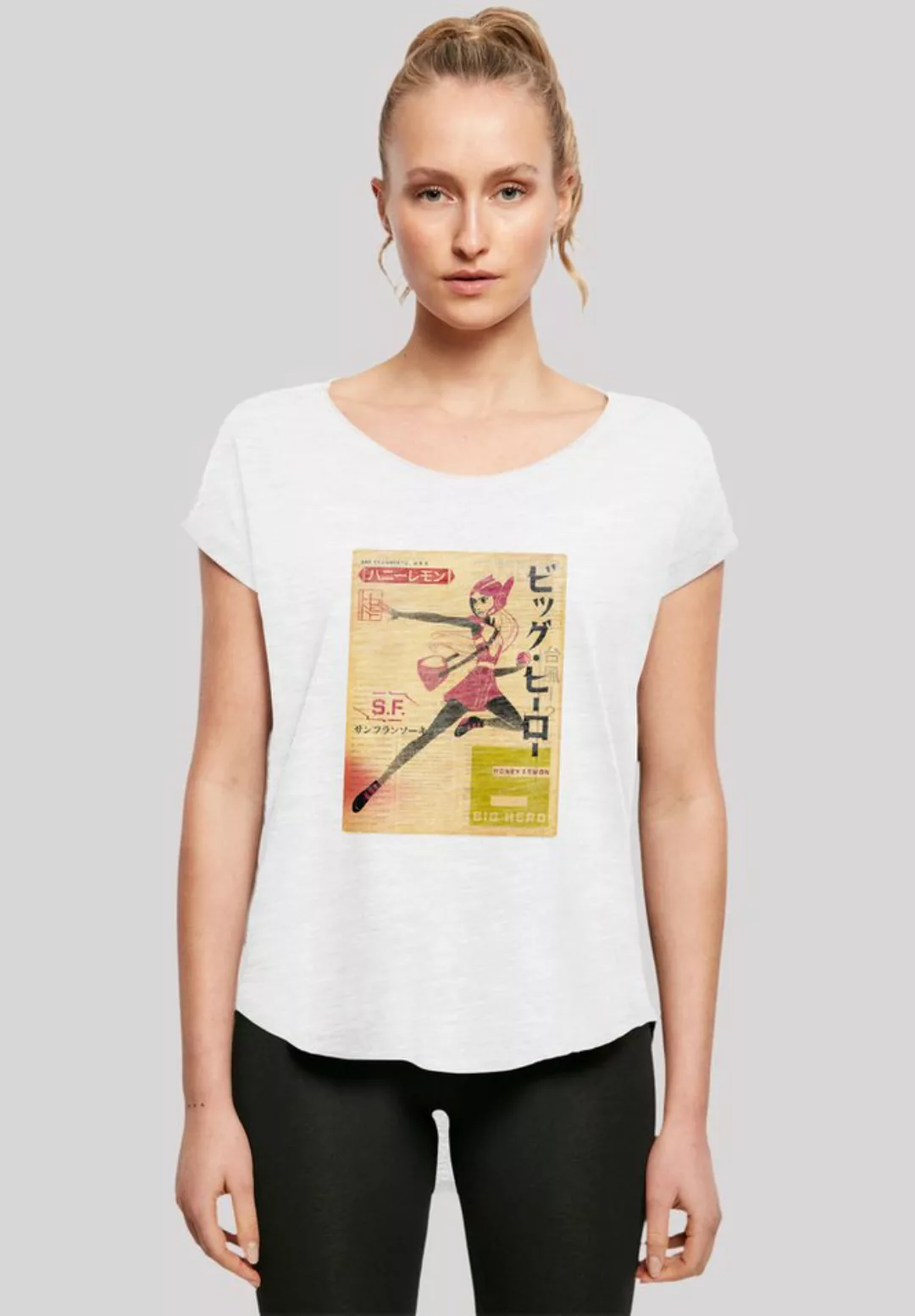 F4NT4STIC T-Shirt "Big Hero 6 Honey Lemon Newspaper", Premium Qualität günstig online kaufen