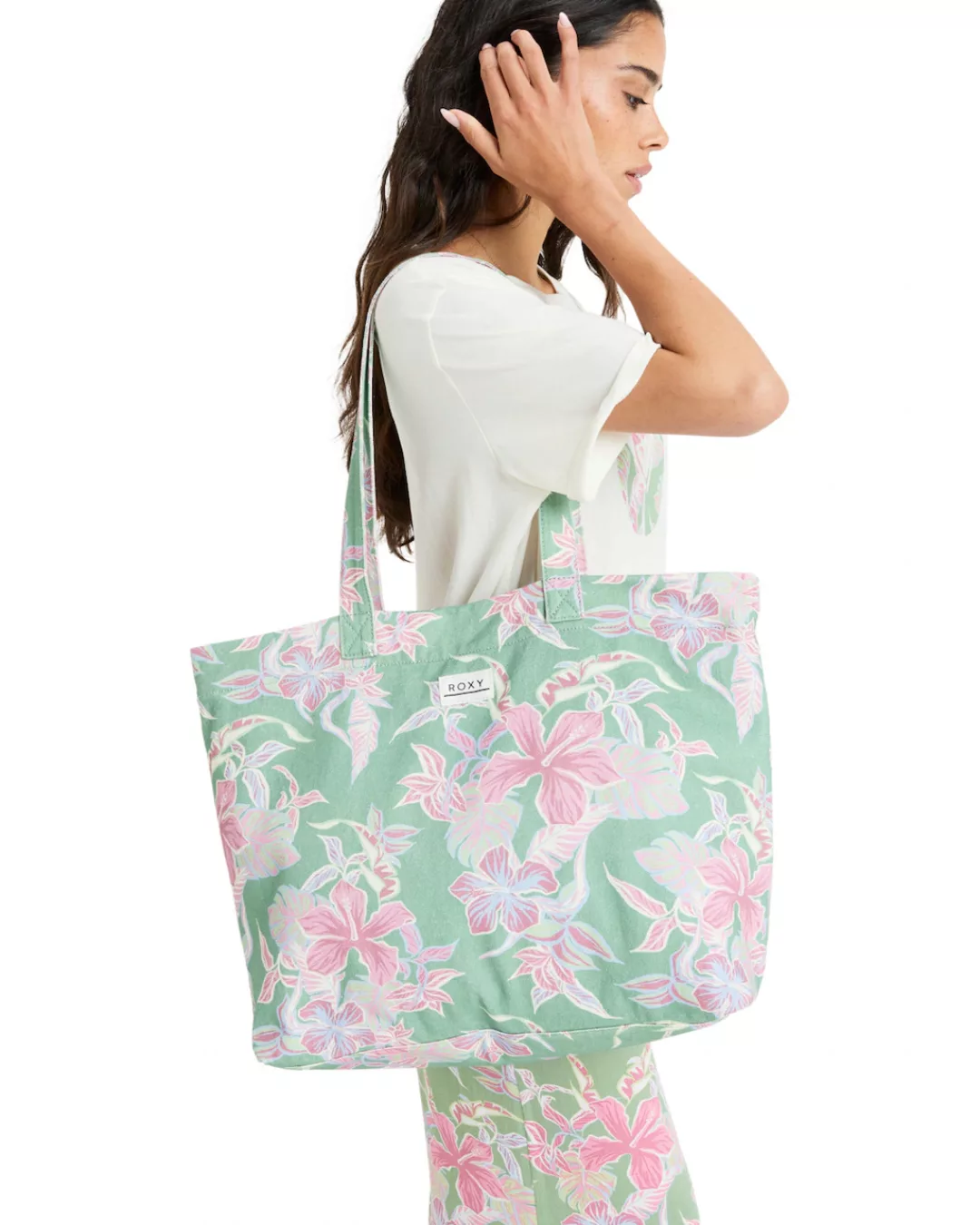 Roxy Strandtasche "Hibiscus Island" günstig online kaufen