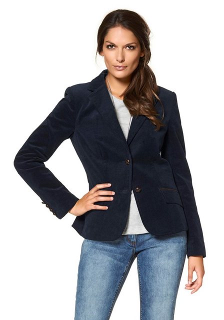 Aniston CASUAL Jackenblazer, mit Stoff-Einfassungen und Ärmelpatches günstig online kaufen