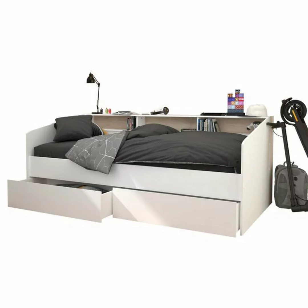 Parisot Bett Parisot Sleep 4 Jugend/ Kinderzimmer Stauraumbett Eiche 90x200 günstig online kaufen