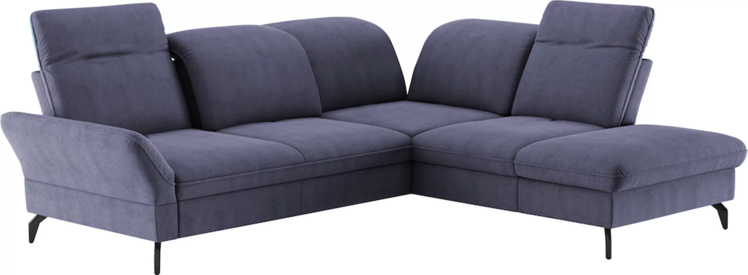 sit&more Ecksofa "Leandro L-Form", Wahlweise mit Bett-, Kopfteil - und Arml günstig online kaufen