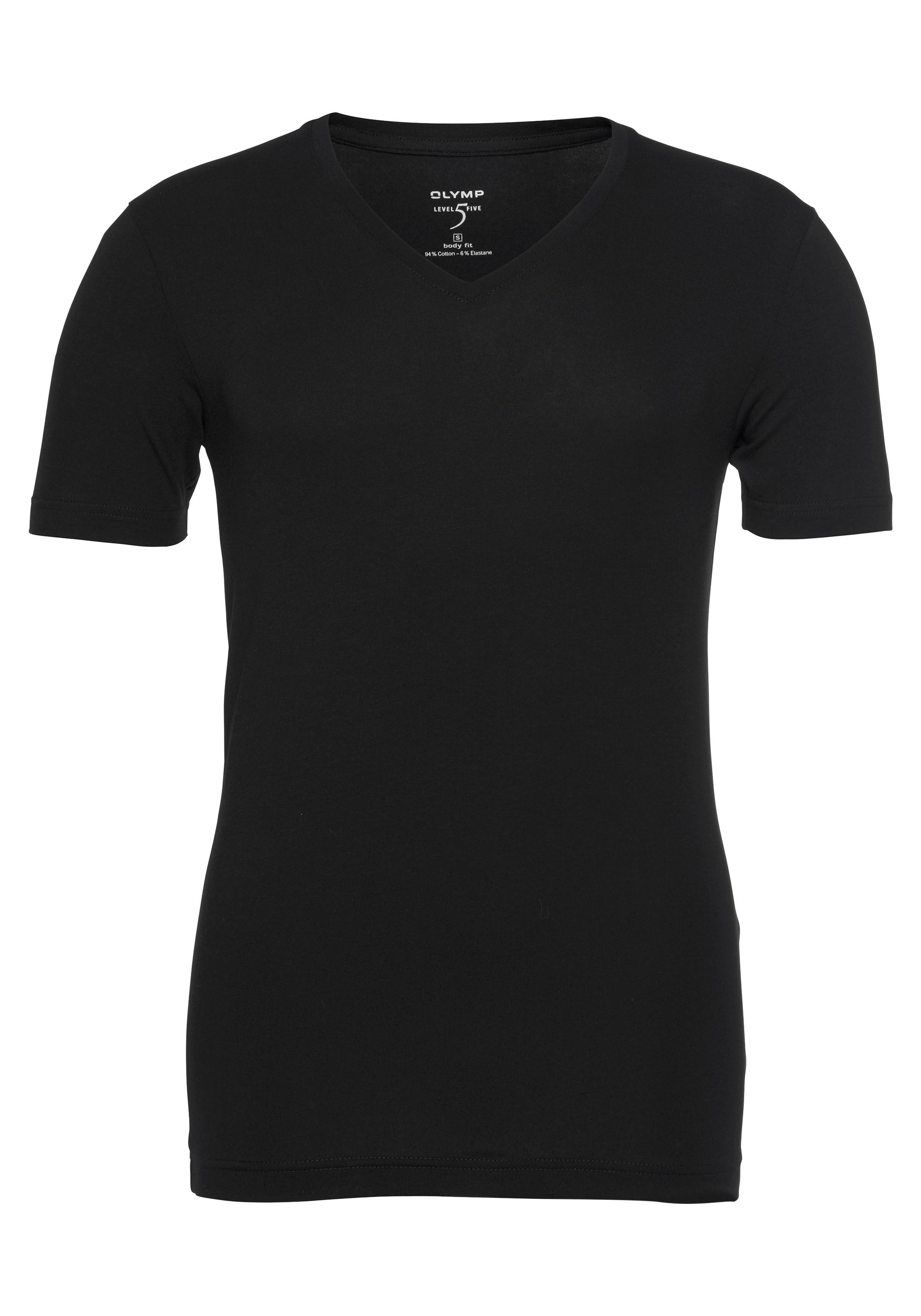 OLYMP T-Shirt "Level Five body fit", V-Ausschnitt, Ideal zum Unterziehen günstig online kaufen