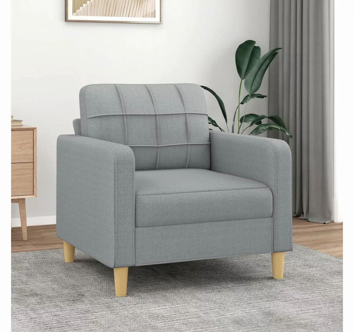 vidaXL Sofa Sofasessel Couch Dunkelgrau 60 cm Stoff günstig online kaufen