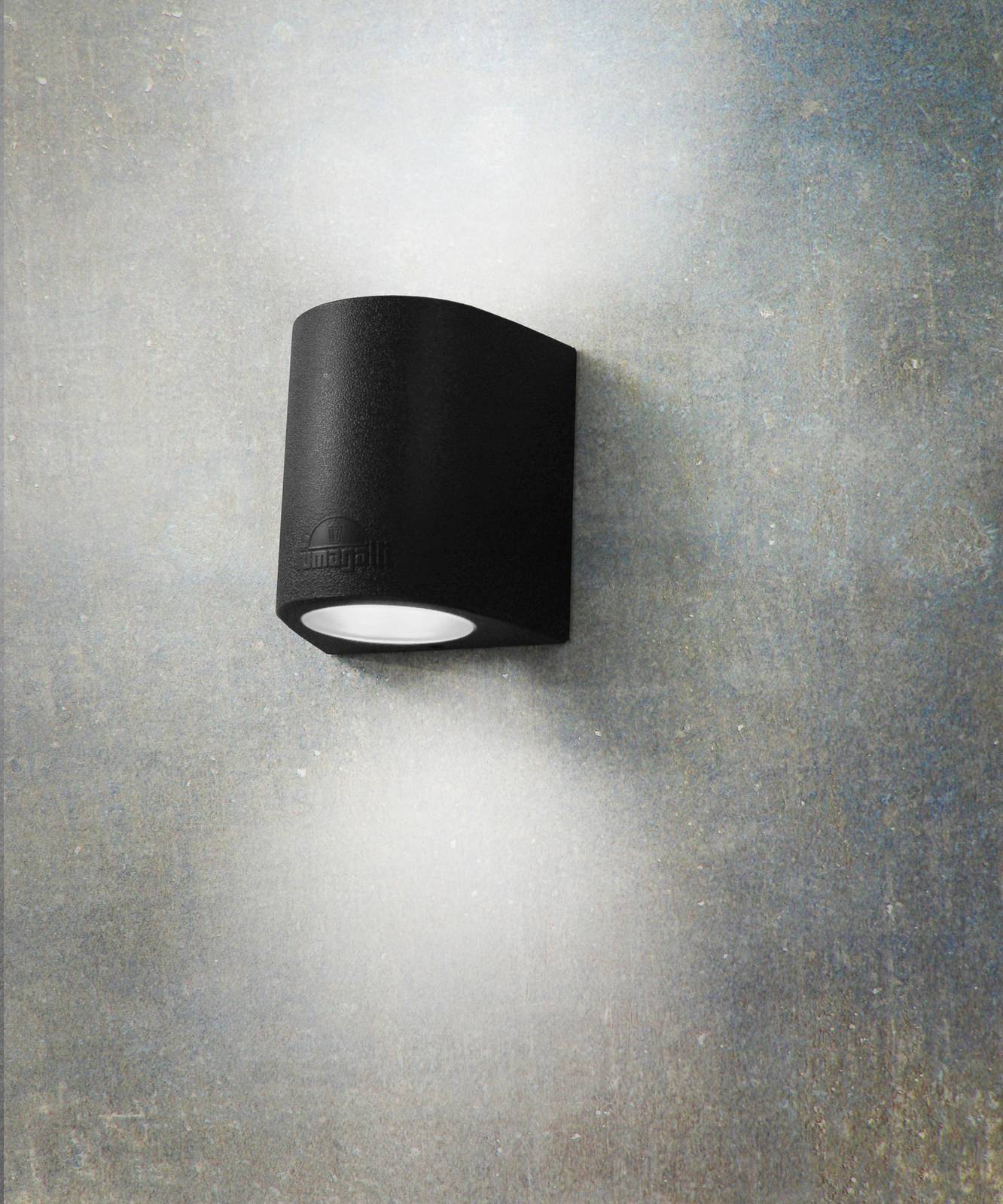 Außenwandlampe Marta 160 schwarz/gefrostet GU10 CCT up/down günstig online kaufen