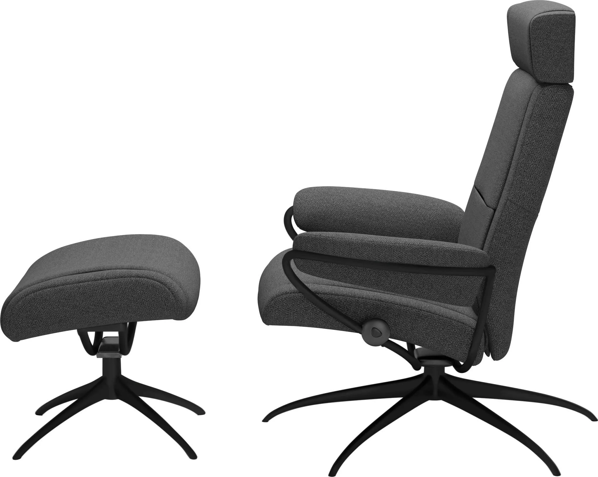 Stressless® Relaxsessel »Paris«, (Set, Relaxsessel mit Hocker), mit Hocker, günstig online kaufen