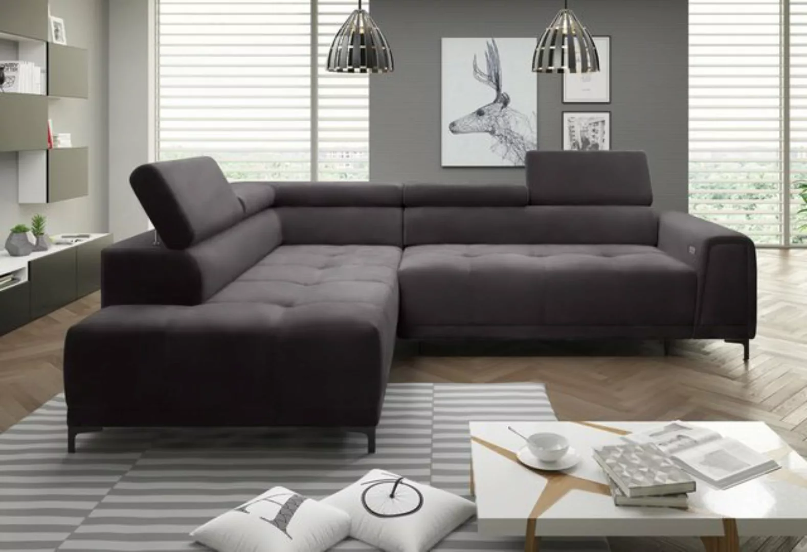 Stylefy Ecksofa Volter, L-Form, Eckcouch, Design günstig online kaufen