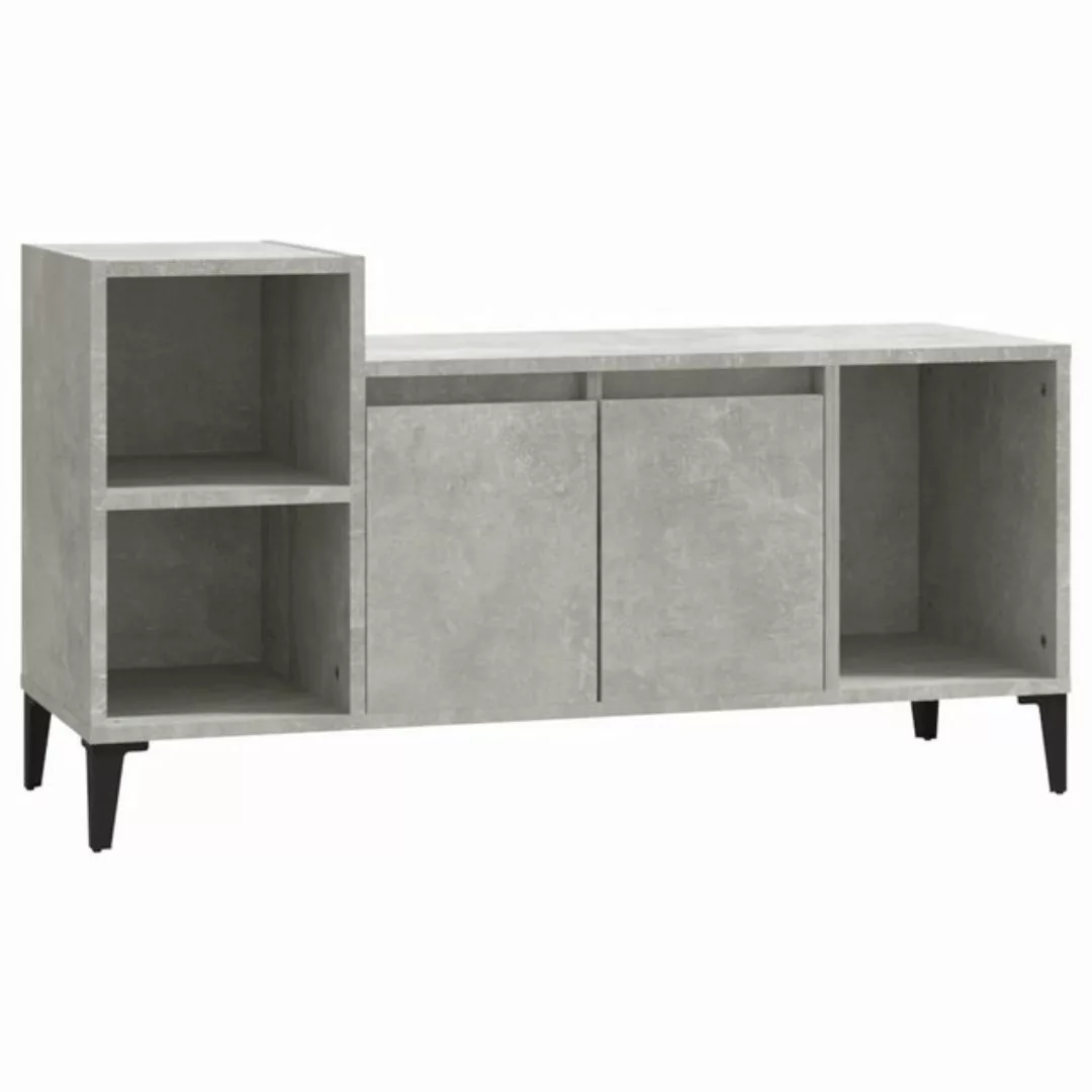 vidaXL TV-Schrank TV-Schrank Betongrau 100x35x55 cm Holzwerkstoff günstig online kaufen