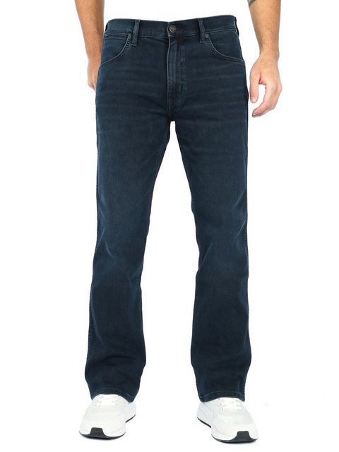 Wrangler Bootcut-Jeans reguläre, ausgestellte Beinform - Horizon Onyx Wash günstig online kaufen