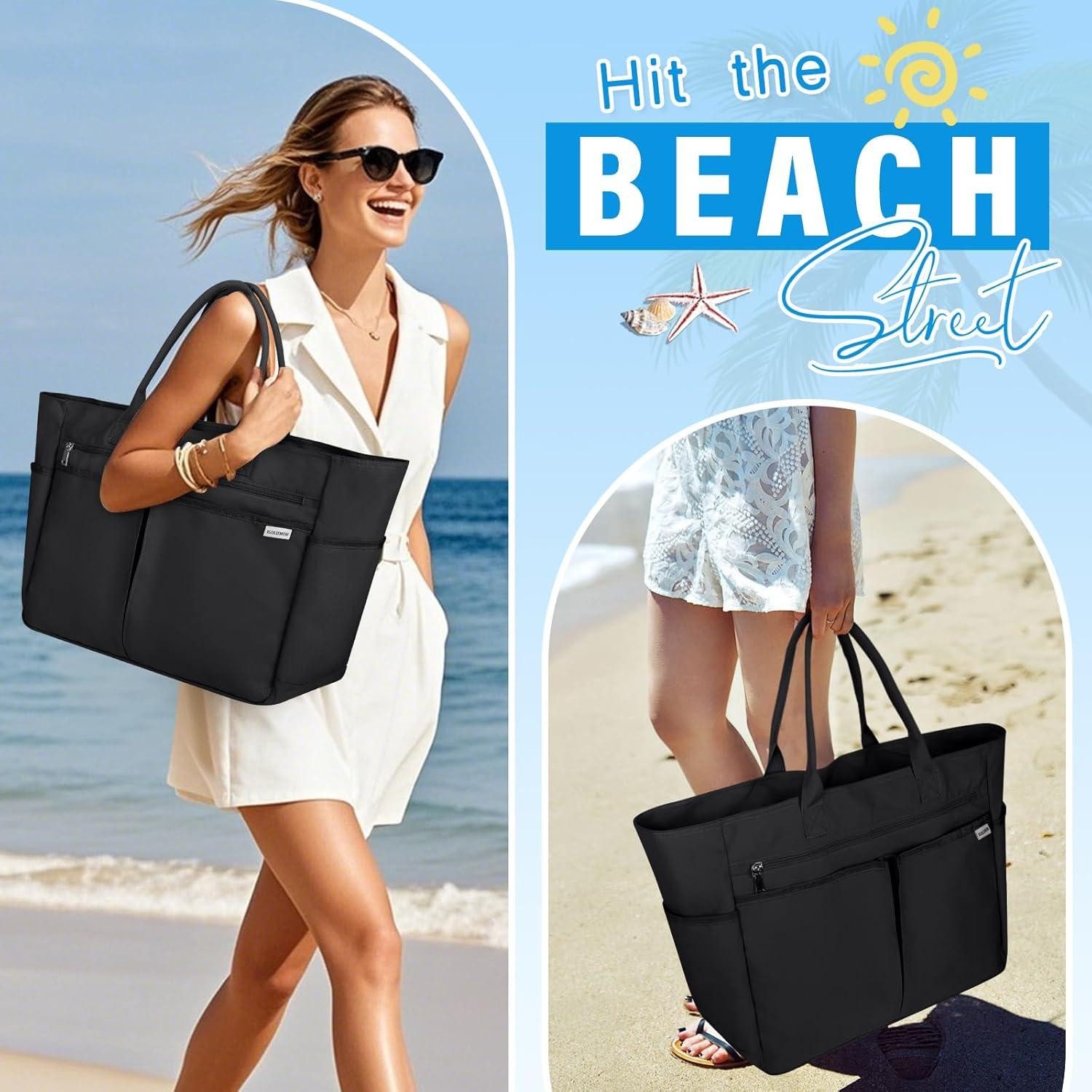 LuxusKollektion Strandtasche Strandtasche XXL Wasserdicht 40L günstig online kaufen