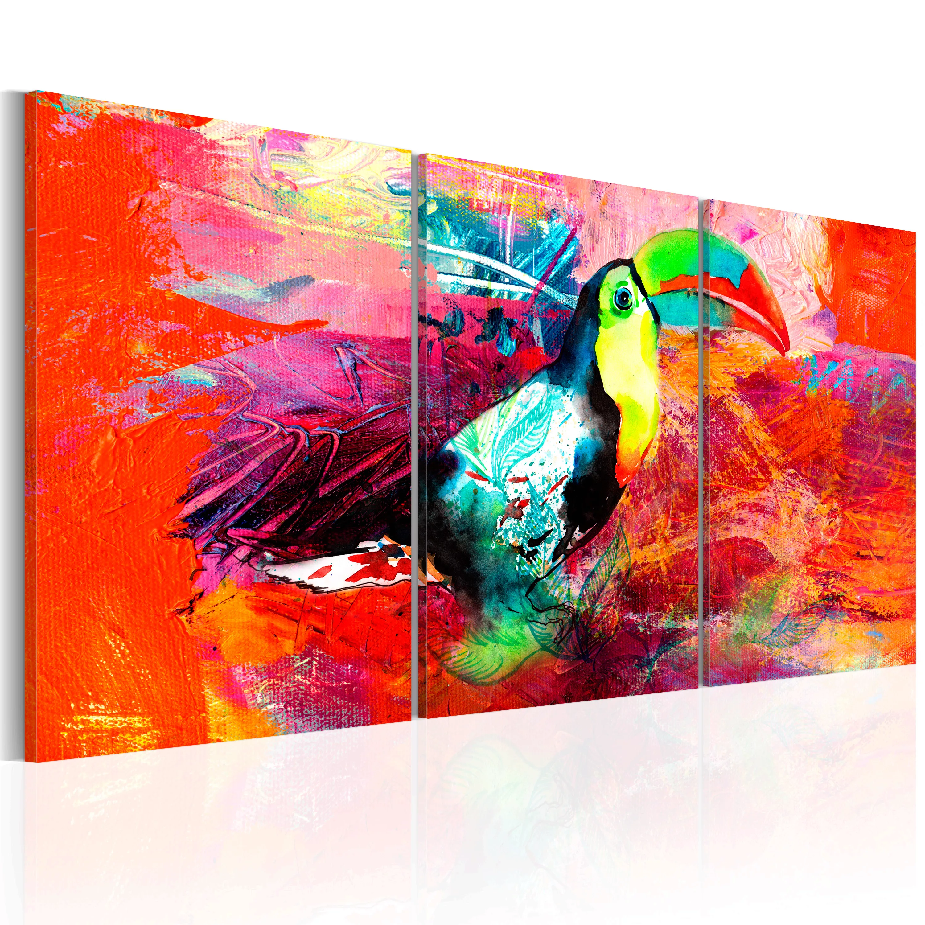 Wandbild - Colourful Toucan günstig online kaufen