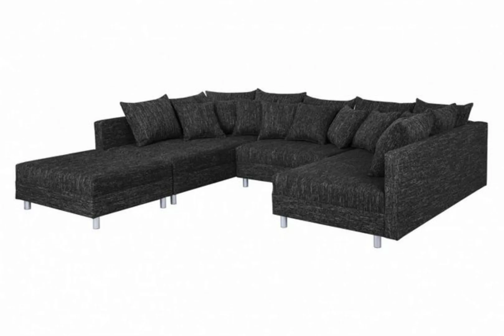 Küchen-Preisbombe Sofa Wohnlandschaft Couch Ecksofa Eckcouch in Gewebestoff günstig online kaufen