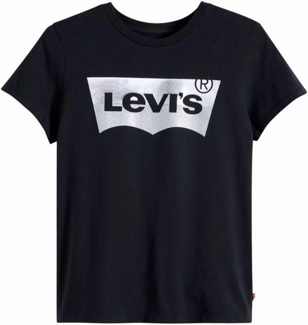 Levi's® Rundhalsshirt THE PERFECT TEE mit Logo im Metallic-Holo Print günstig online kaufen