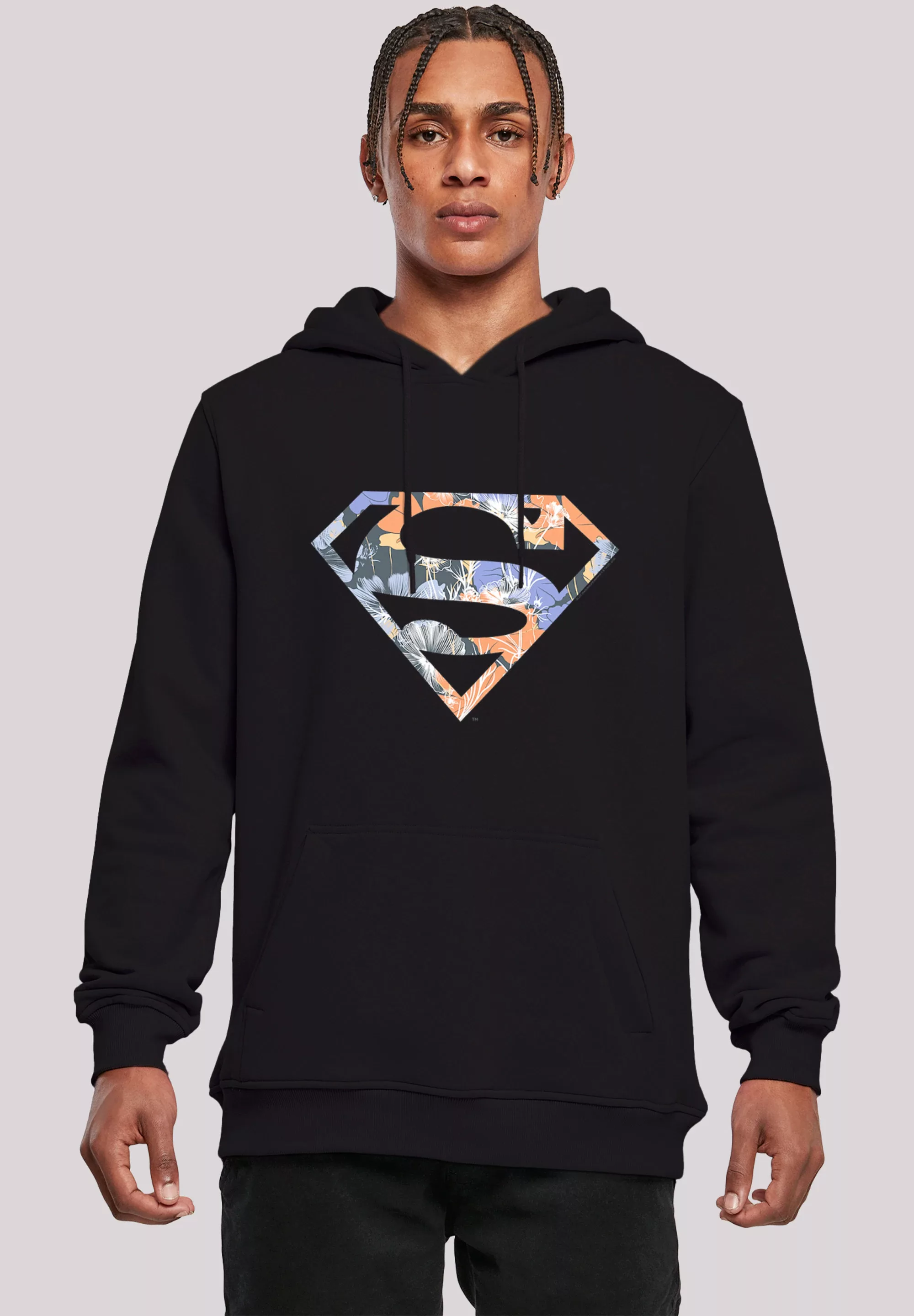 F4NT4STIC Sweatshirt "Hoodie DC Comics Superman Floral Logo Superheld", Her günstig online kaufen