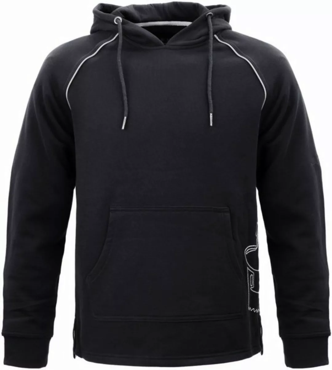 JOB Hoodie Sweat-Hoodie AMRUM ZIMMERER schwarz hochwertig gesticktes Zimmer günstig online kaufen