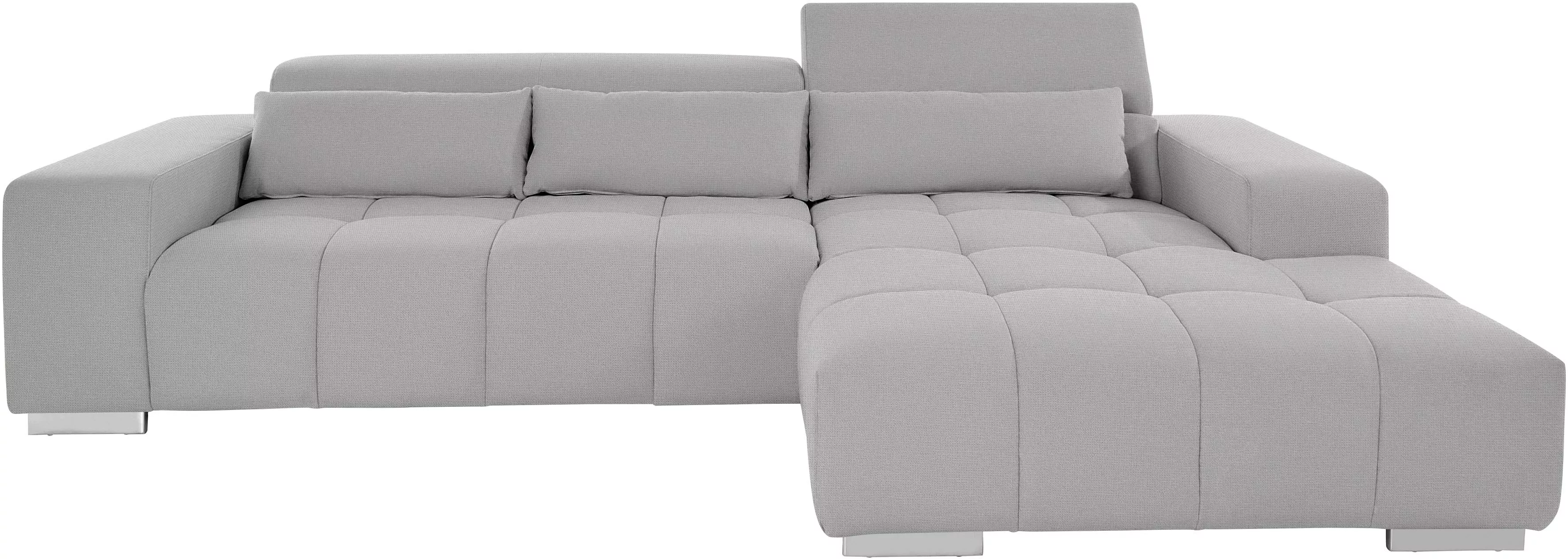 COTTA Ecksofa "Orion L-Form", mit Recamiere, inkl. verstellbaren Kopfstütze günstig online kaufen