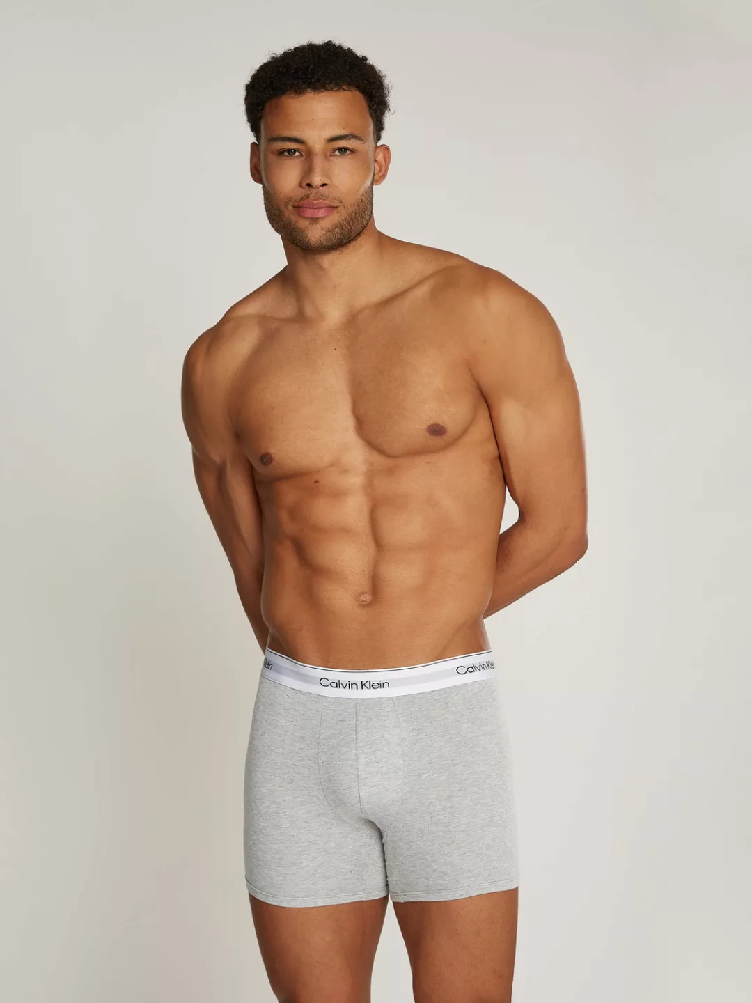 Calvin Klein 3-er Set Boxer Briefs Schwarz, Weiß & Grau günstig online kaufen