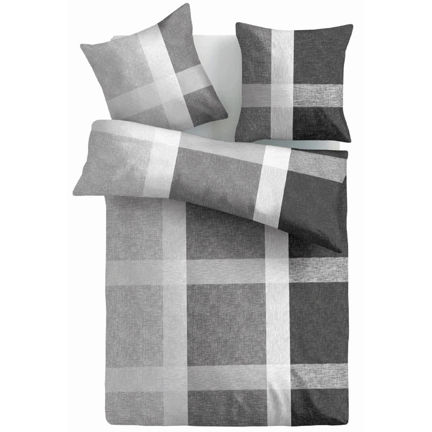 Bestlivings Bettwäsche Renforce 80 x 80 cm & 135 x 200 cm Cross Check günstig online kaufen