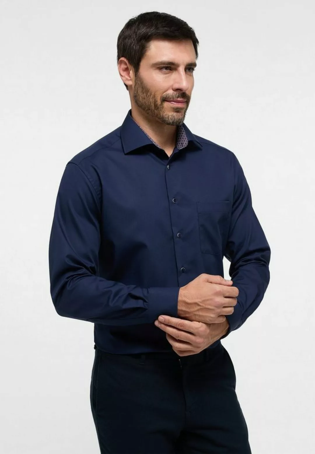 Eterna Langarmhemd MODERN FIT günstig online kaufen