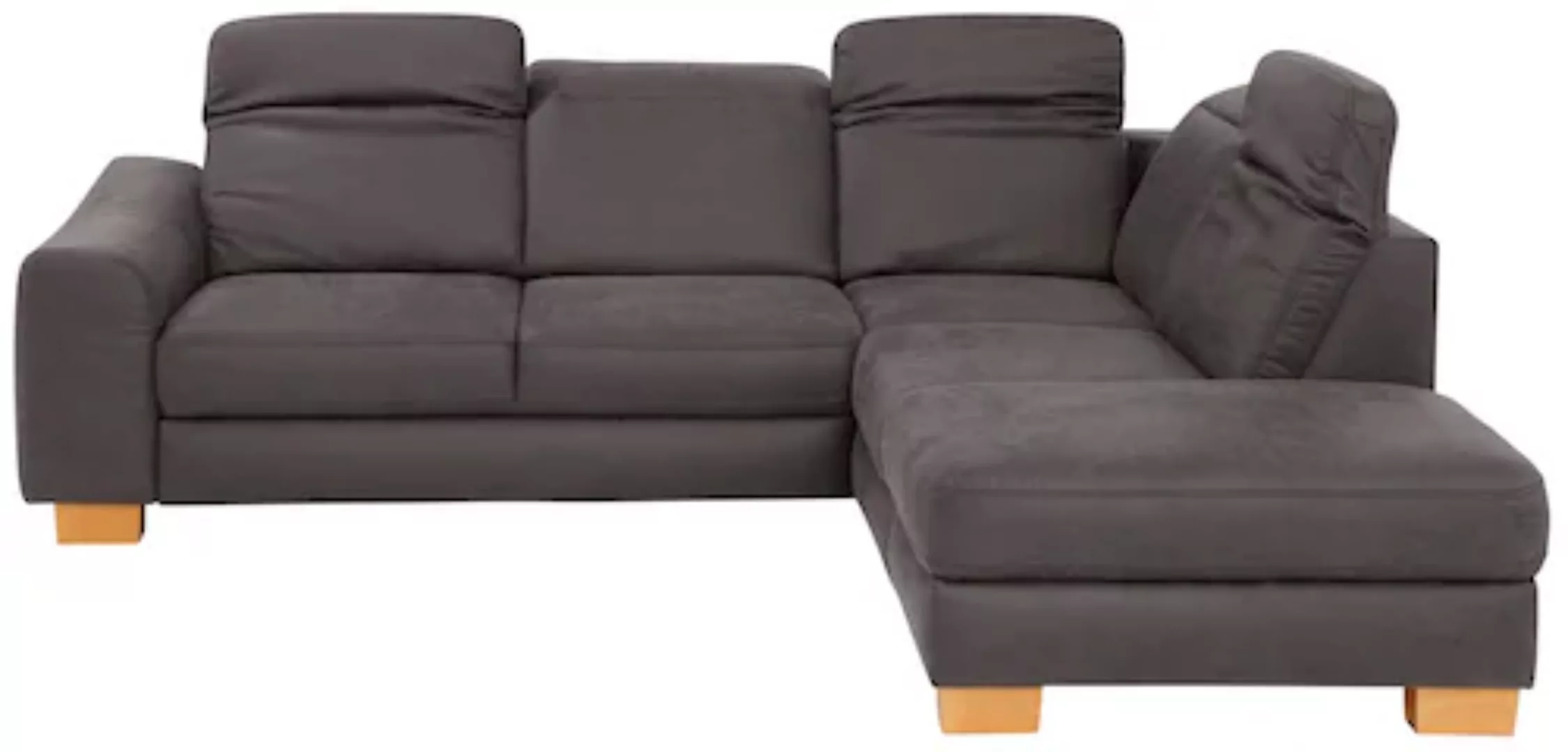 Home affaire Ecksofa »Dundee L-Form«, wahlweise mit Kopfteilverstellung und günstig online kaufen