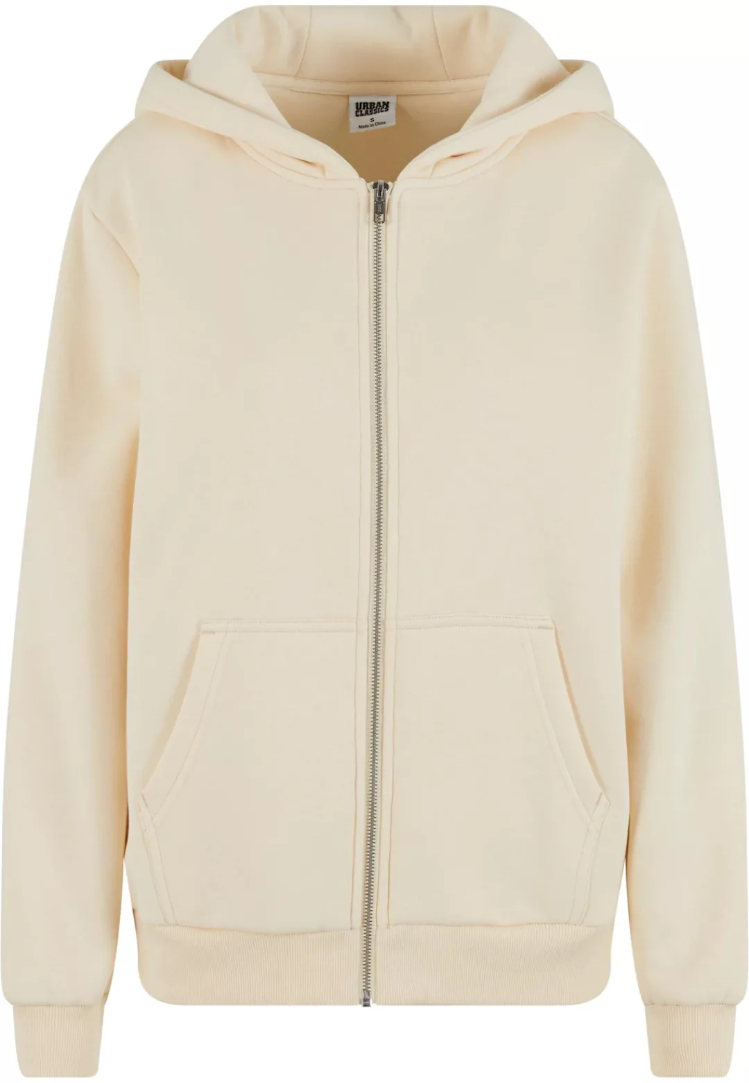 URBAN CLASSICS Sweatjacke "Urban Classics Ladies Fluffy Zip Cardigan" günstig online kaufen