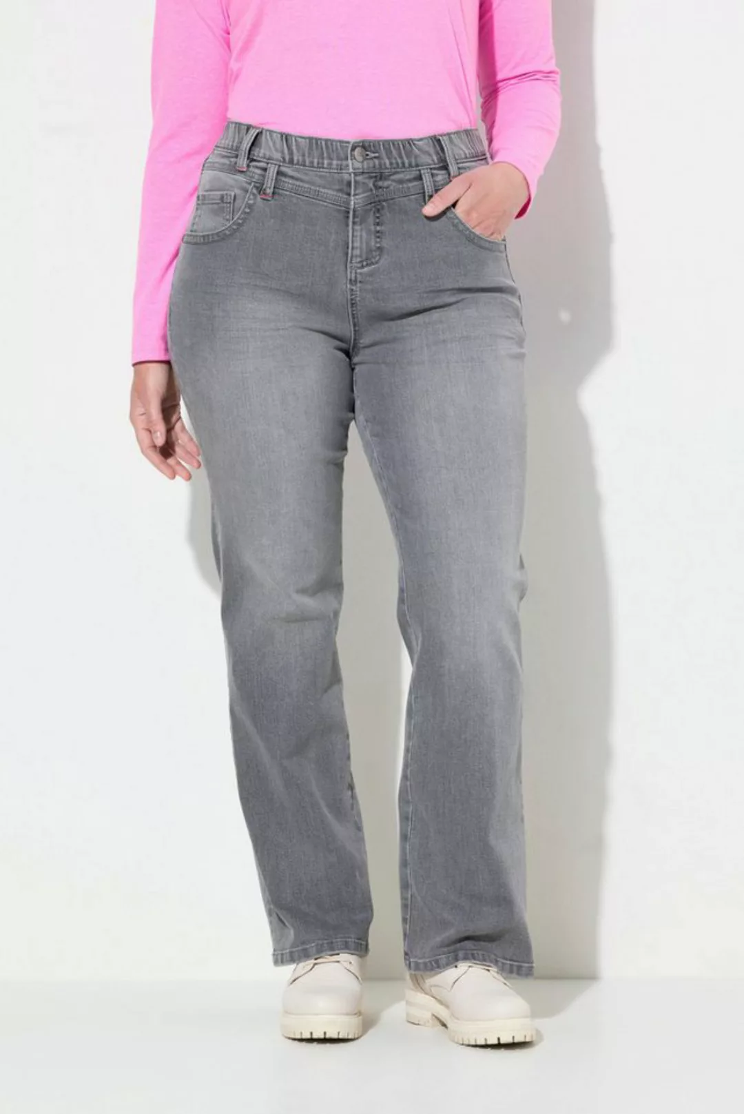 Laurasøn 5-Pocket-Jeans Jeans High Waist Straight Fit günstig online kaufen