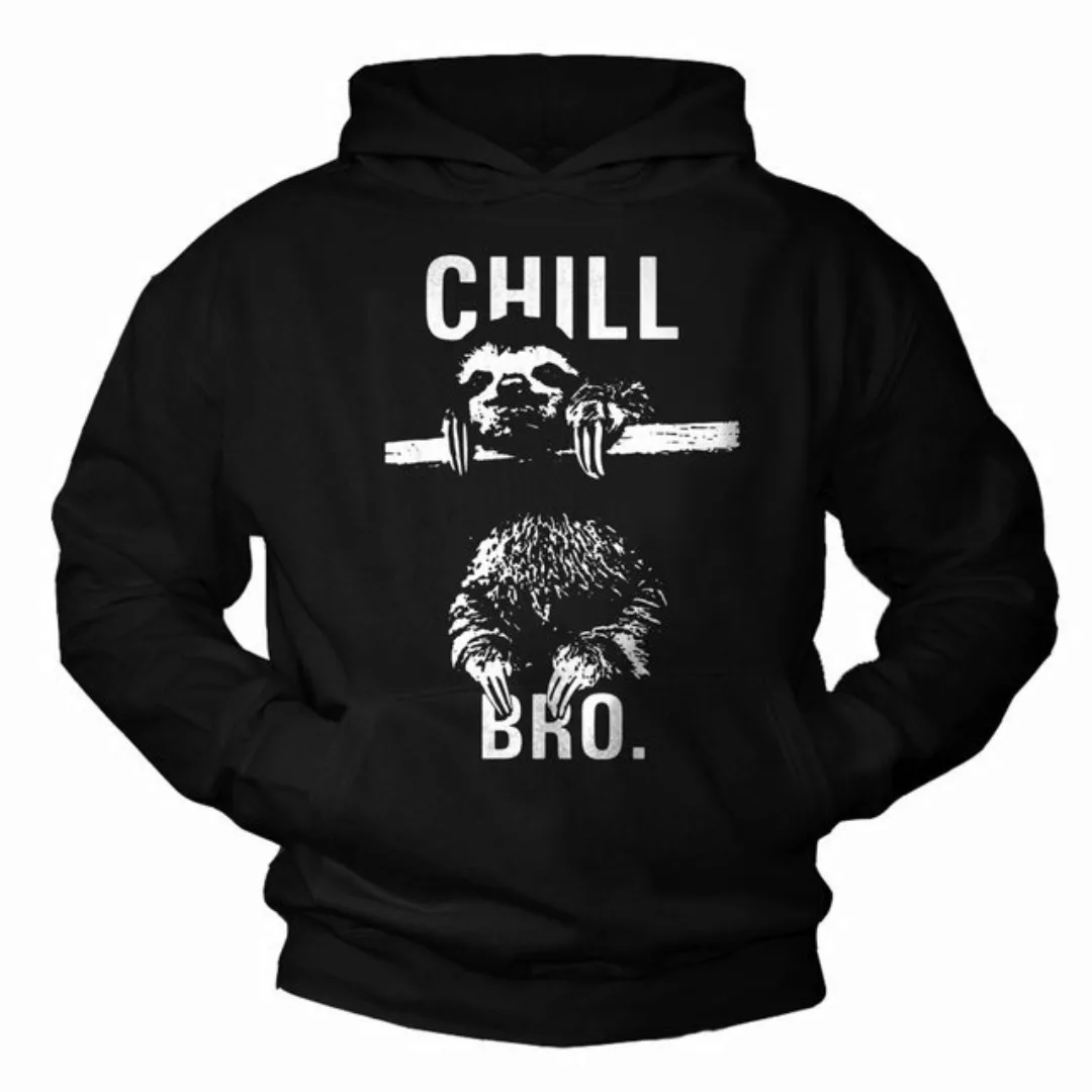 MAKAYA Kapuzenpullover Herren Faultier Lustig Sweatshirt mit Tiermotiv Hood günstig online kaufen